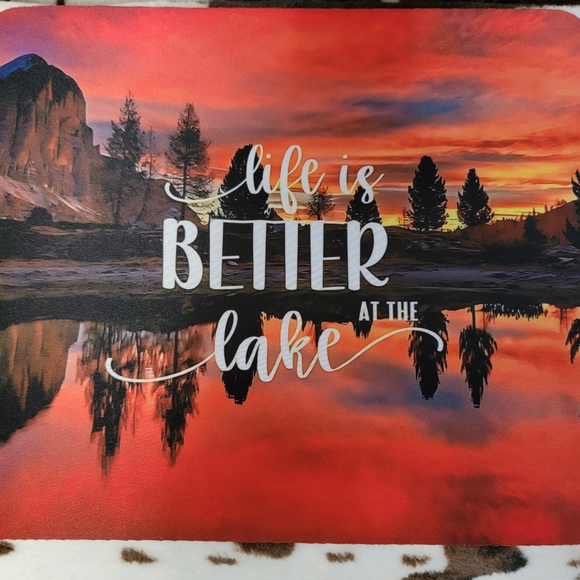 Life Is Better At The Lake Computer Mouse Pad - Picture 6 of 8